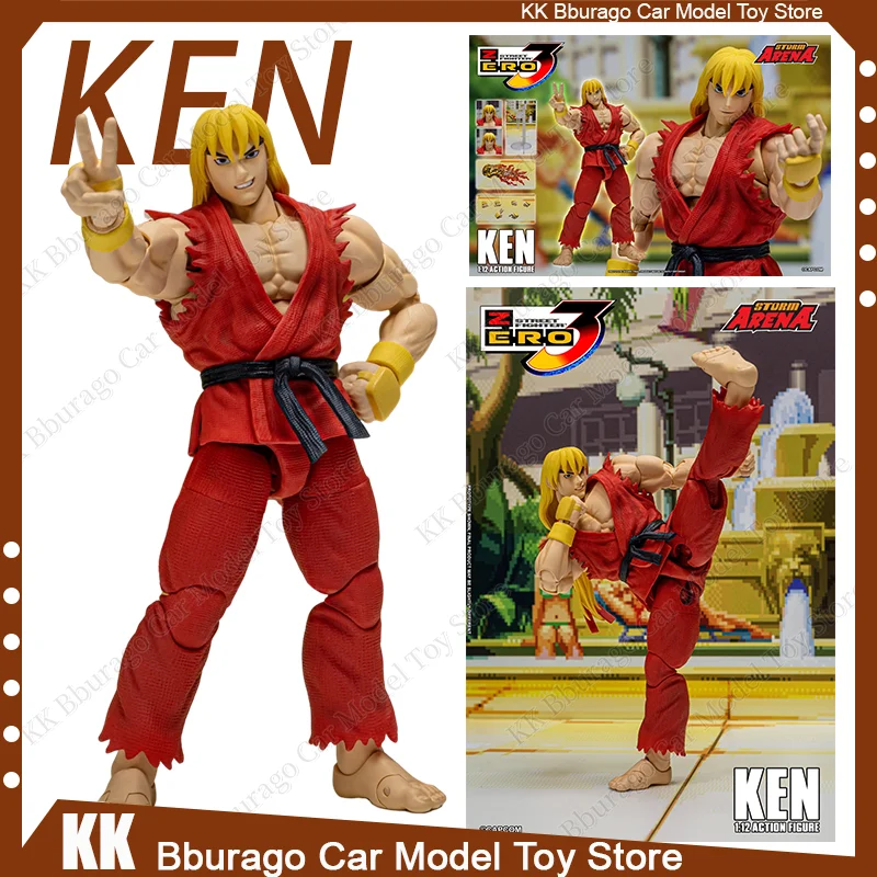 

Original Storm Toys Arena ST Street Fighter Zero 3 Ken SFSA01 1/12 Action Model Figure Collection Model Statue Custom Gift Toy