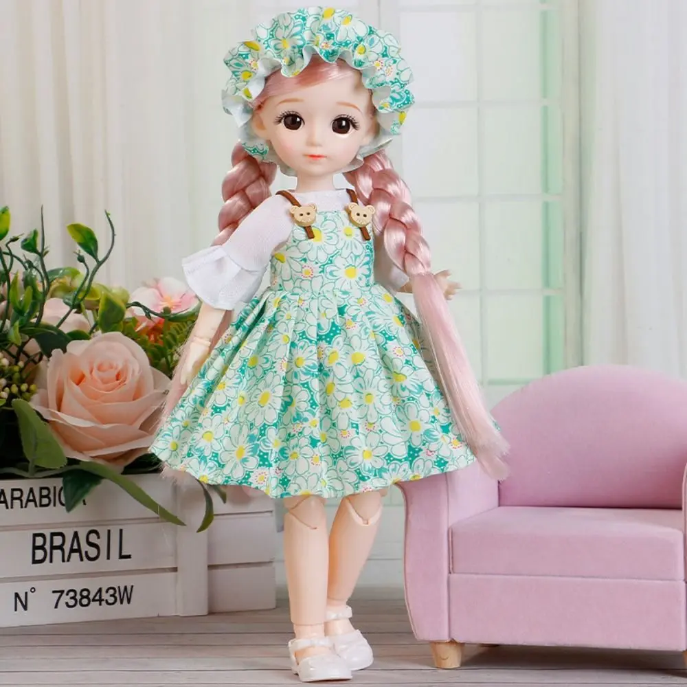 

Play House Toys with Clothes BJD Dress Up 3D Eyes Removable Joints Cute Removable Joints Children Toys
