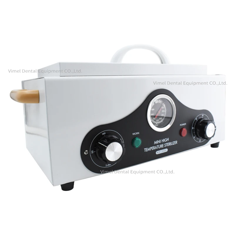 Portable Sterilization Box Professional Mini Dry Heat High Temperature Autoclave Manicure Tool for Nails Salon Dental Instrument