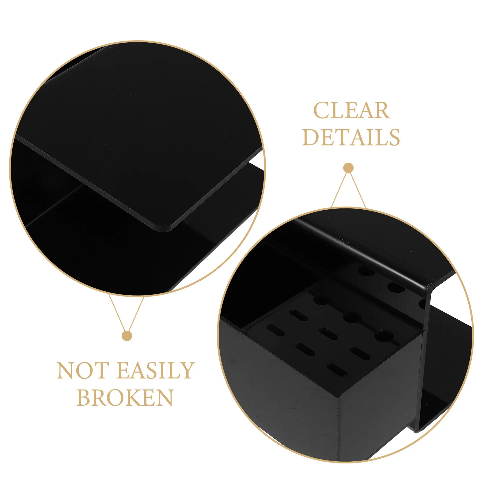 Eyelash Extension Pillow Shelf Detachable Lash Pillow Organizer Shelf Black Neck Cushion Rack Lash Tech Salon Tool Stand