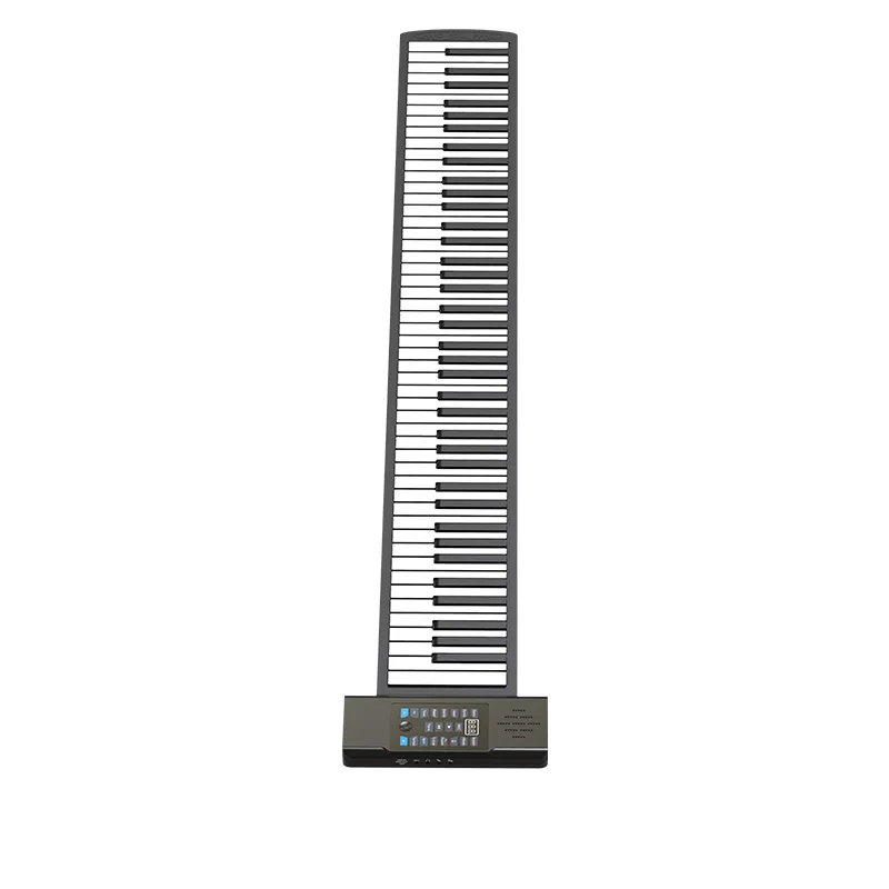 Portable 88 Keys Flexible Silicone ABS Portable Electronic Piano Kids Soft Keyboard Roll Up Piano view 5