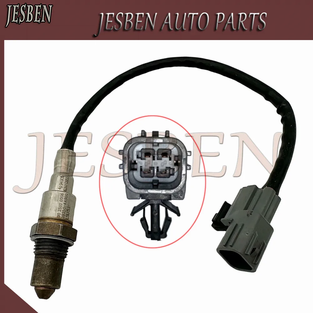 Sensor de Oxigênio Lambda O2 39350-4A900 LUS5.1 Compatível com Hyundai H100 H-100 KIA K2500 K2700 K2900 K3000 K3600 K4000 2.5 D4CB 2019-2024
