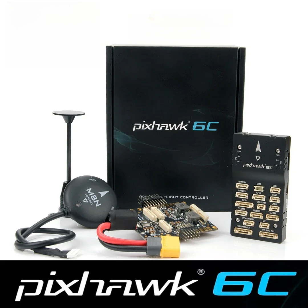 Open-source Holybro Pixhawk 6C Flight Controller, PX4 Drone Model, Fixed-wing and Multi-rotor Intelligent Cruising