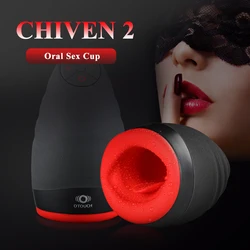 Otouch Chiven 2 Man Blowjob Masturbator Male Oral Sex Machine Automatic Masturbation For Men Pocket Pusssy Vibrating Adult Toys