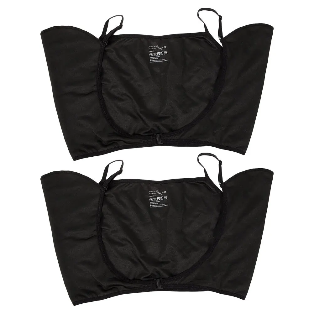 

2 шт., женский спортивный жилет для подмышек, легкие моющиеся многоразовые водонепроницаемые подушечки для подмышек для летнего пляжа, активного отдыха, плавания