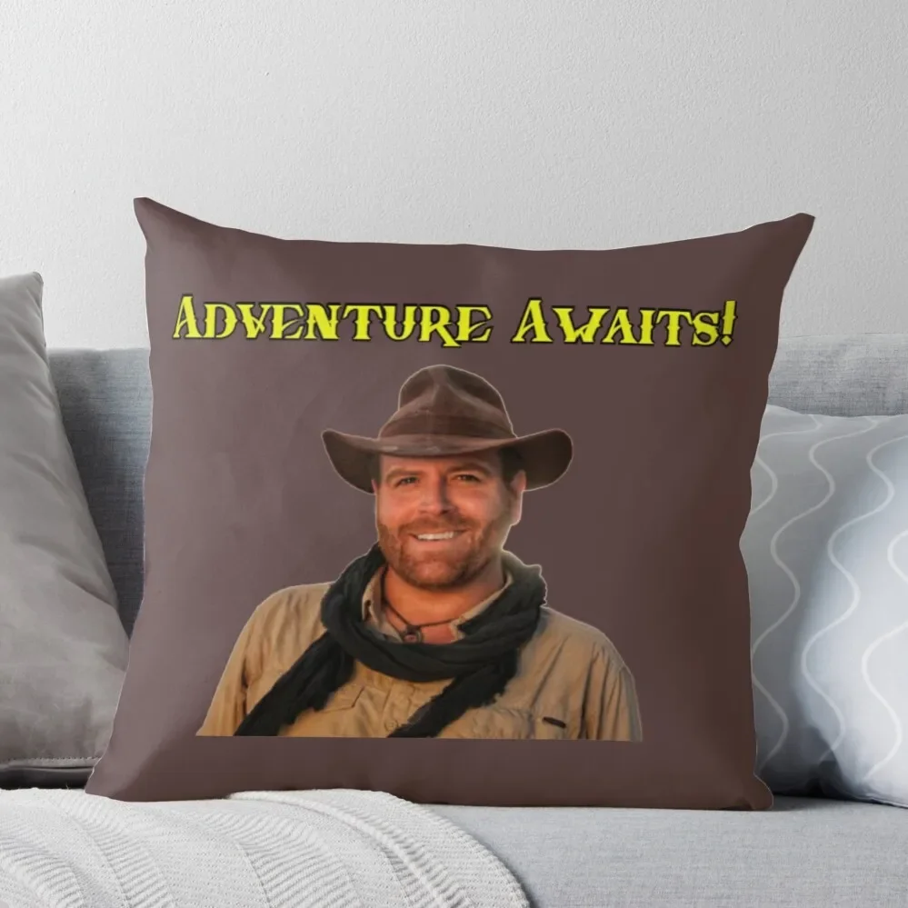 

Josh Gates Throw Pillow Throw Pillow Bed pillowcases