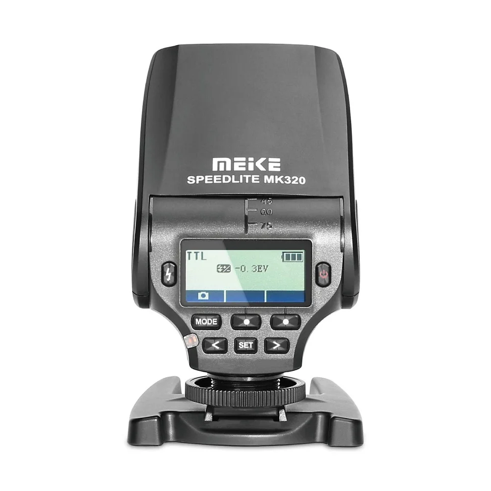 

Meike MK-320C TTL Mini Camera Flash Speedlite for Canon EOS 90D 80D 70D SL2 T7 T7i T6 T6i T8i 5D 6D 7D 850D 800D 760D 750D 650D
