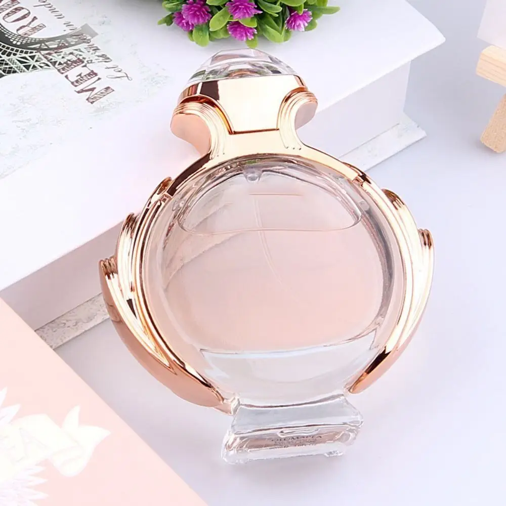 

Refillable Perfume Container Queen Retro Glass Sub-packaging Bottle Glass 80ML Empty Dispenser Diffuser Travel Accessories