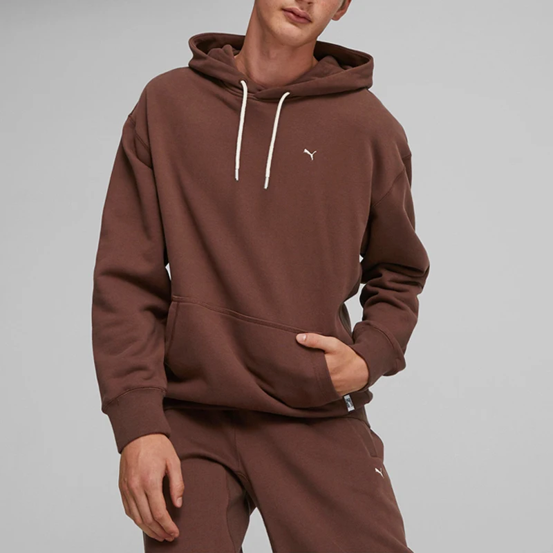 Puma genuine 2023 Unisex Knit Hooded Retro Sweatshirt 620819-45