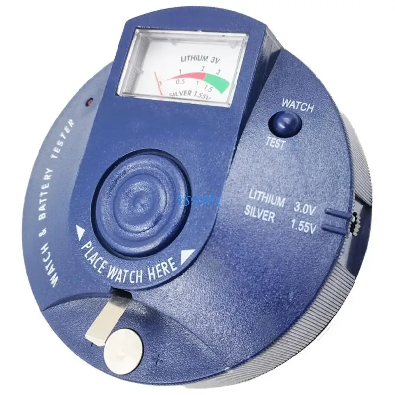 

E15A Watch Cell Battery Tester Efficiency Aid, Easily Assess 1.5V/3V Button Battery For Jewelry Stores Watch Movements Repair