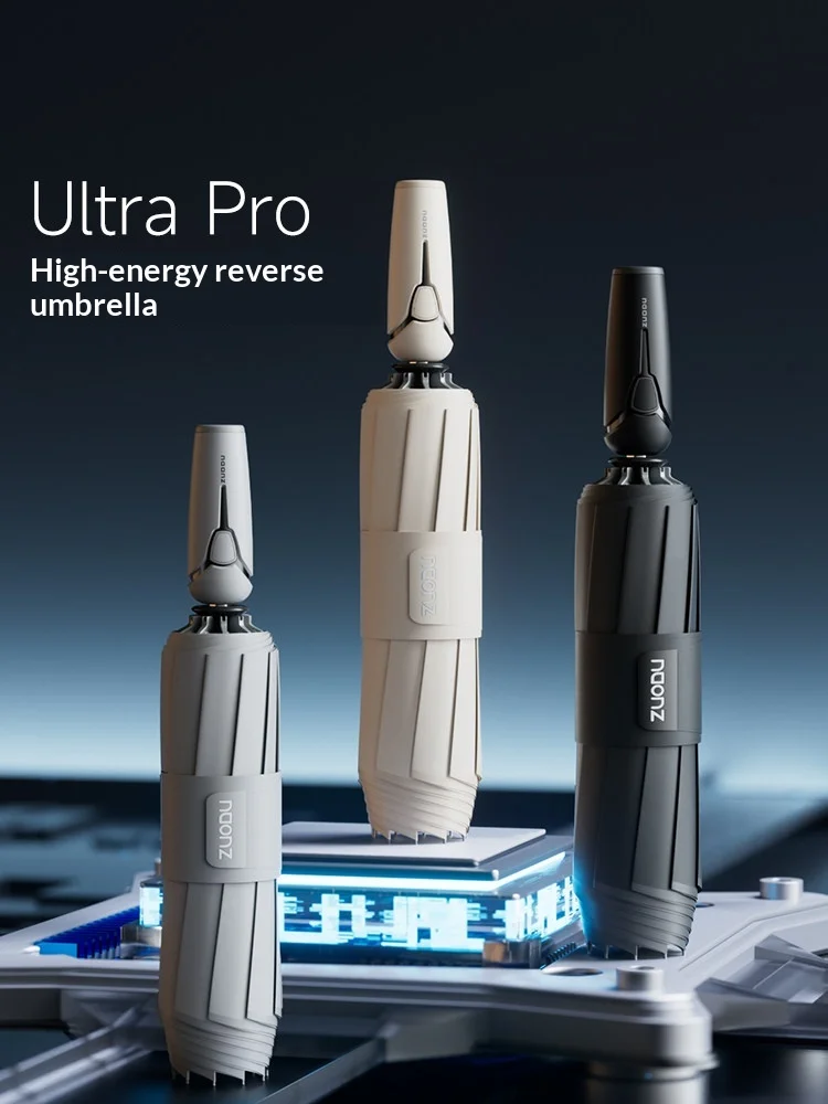 High-energy fully automatic umbrella, specially designed for heavy rain, reverse-folding and storm-resistant, umbrella