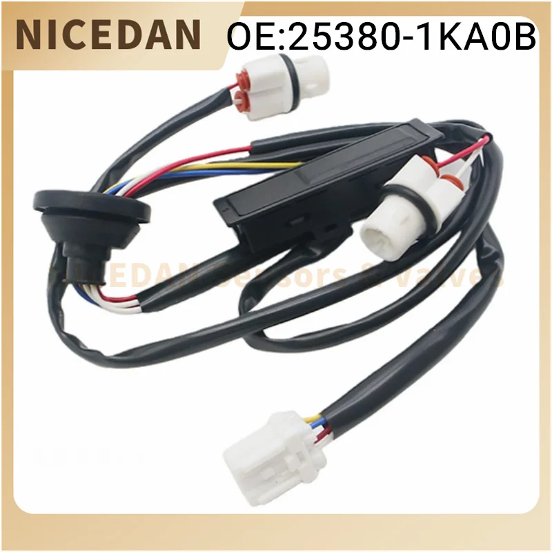 

Car Rear Trunk Lid Lock Boot Release Handle Trunk Switch Tailgate Open Button 25380-1KA0B For Nissan For Juke 2011-15 253801KA0B