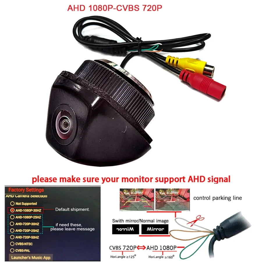 

Задняя камера заднего вида 1920*1080P AHD для BMW 1/2/3/4/5/6/7 серии X3/X5/X6/E39 E46 E53 E70 E71 E72 E83 парковая камера 180 градусов