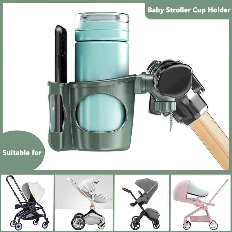

Baby Stroller Accessories 2 in1 Cup Children Tricycle Bicycle Cart Bottle Rack Mobile Phone Holder Milk Water Pushchair Carriage