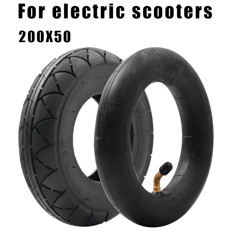 200x50 Inner Outer Tire for 8 Inch Mini Electric Scooter Tyre Electric Vehicle 200*50 Tire  Inner Tube Camera Accessories