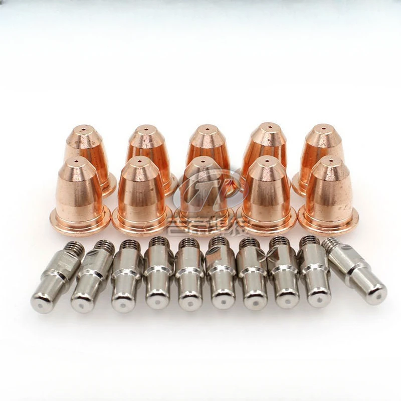 

S45 Burning Torch Wearing Parts 20Pcs Plasma Chuangfei-Us Cutting Torch Cutting Accessories Electrode Nozzle 20-Piece Set