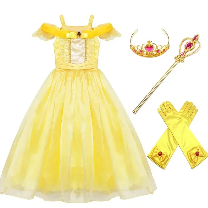 La Belle et рождественский халат принцессы Po 1931 pour Bol, костюмы для косплея на Хэллоуин pour Enfants, Robe de ixd'Anniversaire