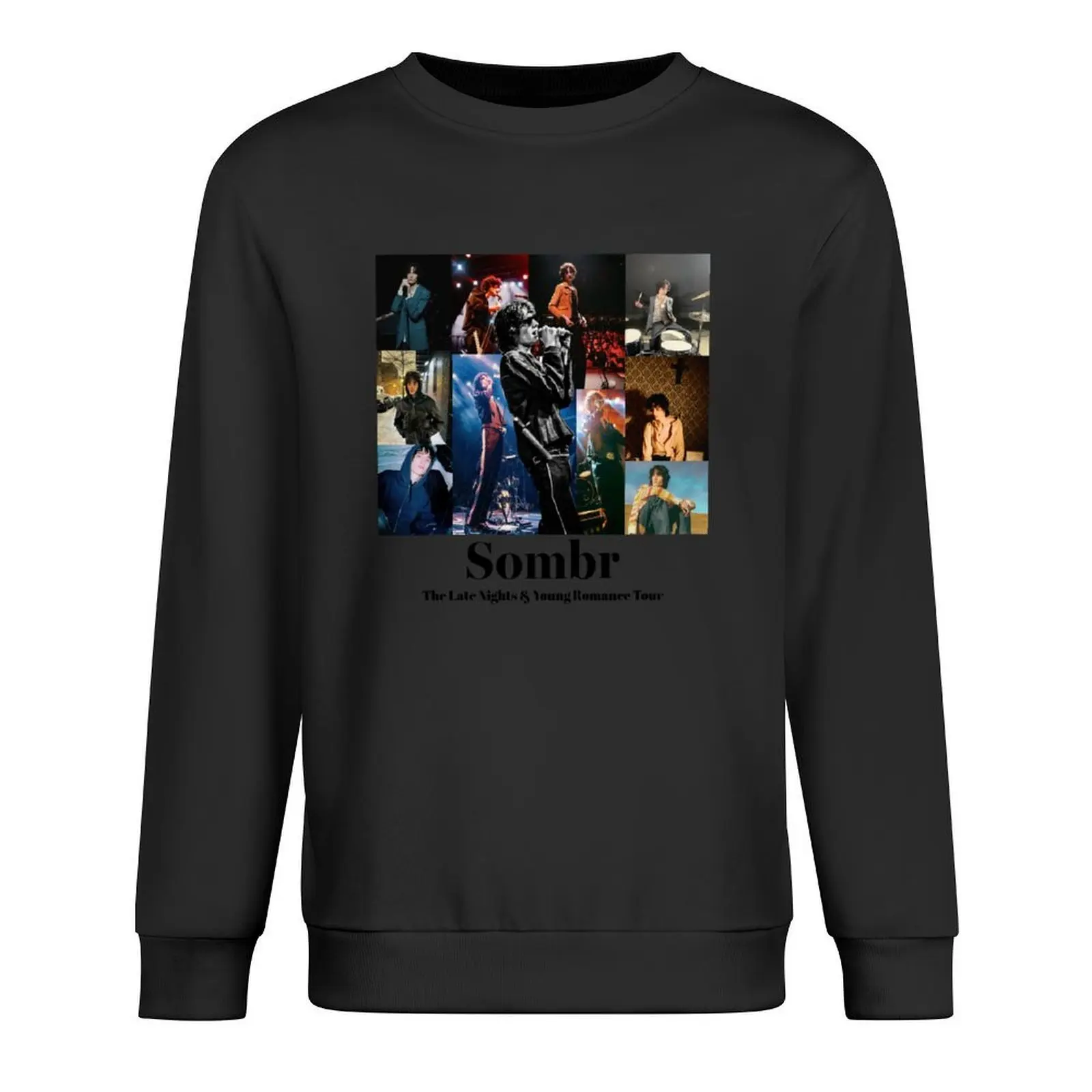 

Sombr The Late Nights & Young Romance Tour Retro Pullover mens designer clothes graphic t shirts men new in sweatshirts