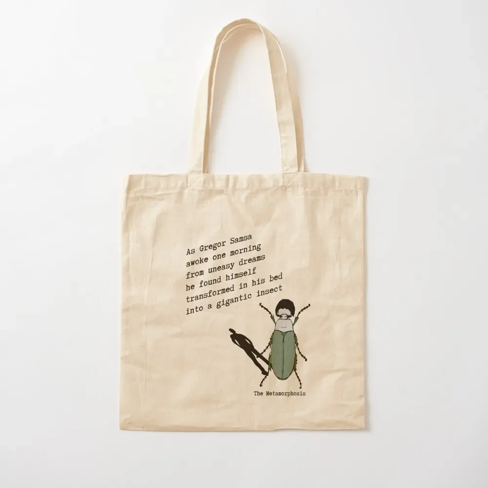 

Franz Kafka Metamorphosis Quote Tote Bag Shopper shopping bag logo Canvas Tote Bag