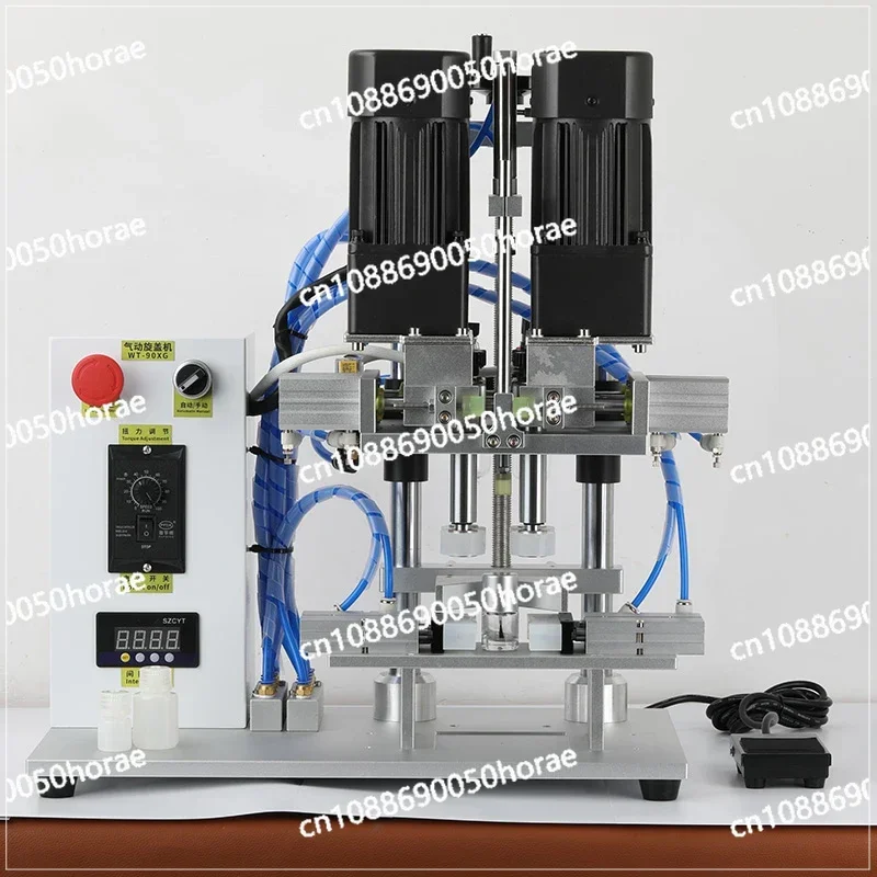 Desktop Automatic Capping Machine Trigge Cap Capper Twist Sealing Plastic Glass Dropper Spout Pouch Bottle Capping Machine