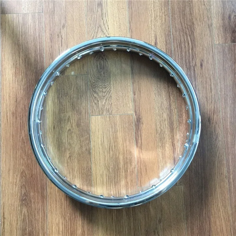 1pcs Motorcycle Wheel Electric Tricycle Rim 2.15x17 Inch / 2.15x18 Inch 1.85x17 / 18 Steel Ring  1.4X212.50X17, 36 Holes 2.50X18