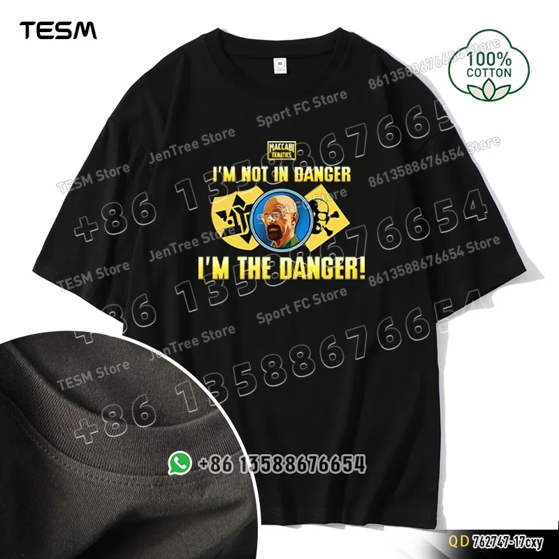 

TESM Summer Men Pure Cotton T-shirt Casual Loose Short Sleeve Team Party Shirt Gift Commemorative Top