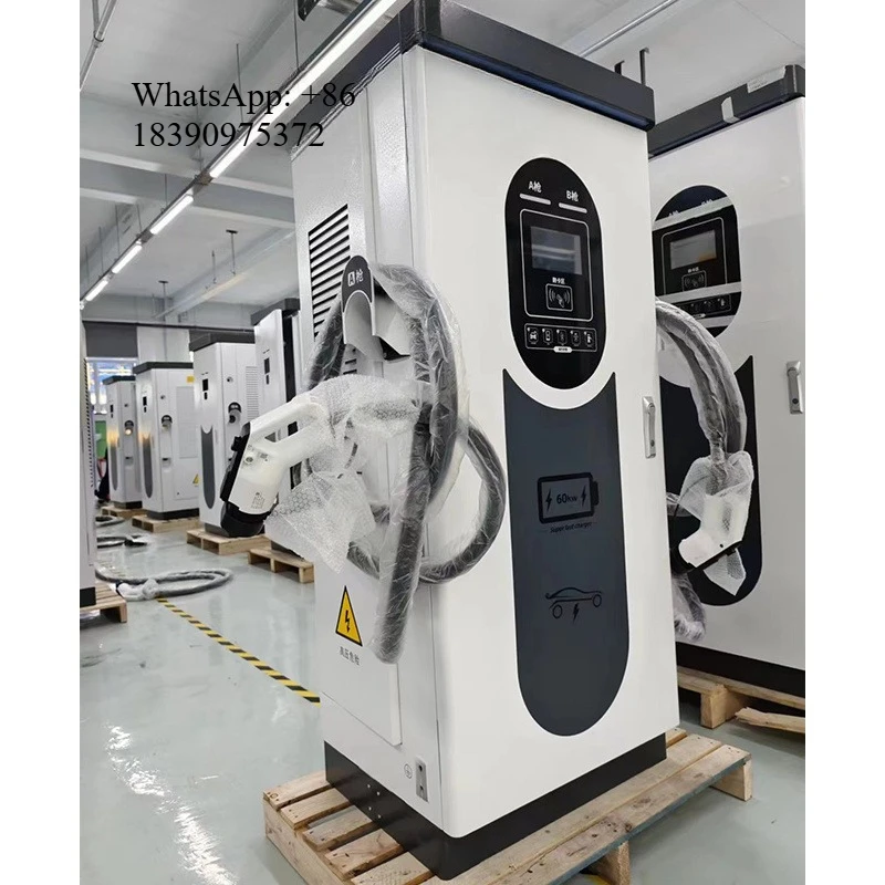 Intelligent 20-120KW DC/AC EV Fast Charging Pile IP54 Dustproof Charger for Home Garage Business Parking