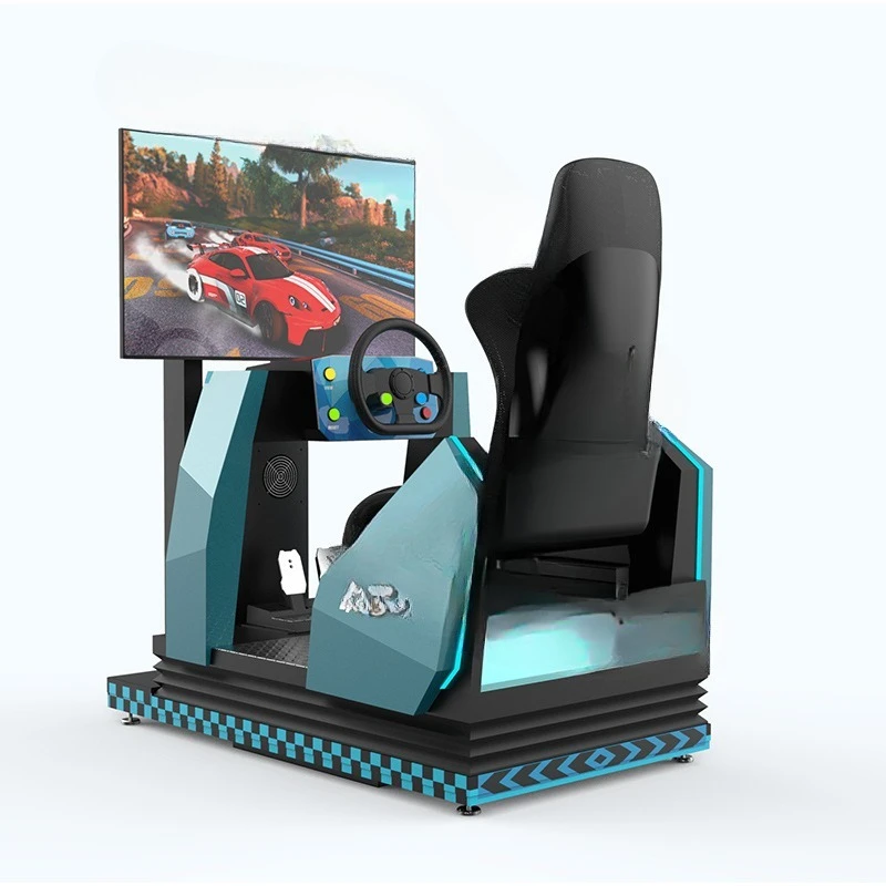 Video game city racing machine, shared version racing game machine