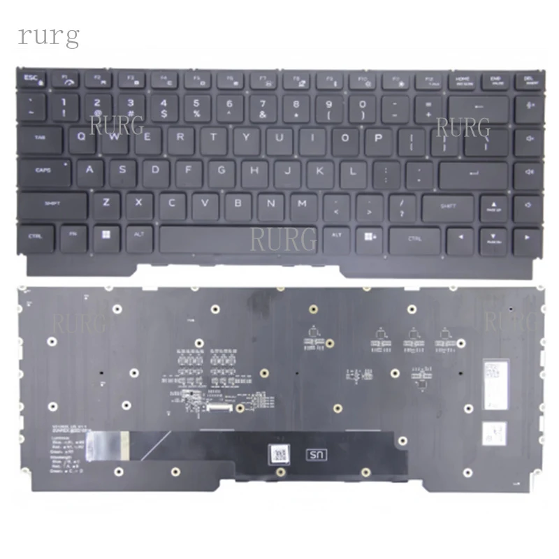 

L+ New for Dell Alienware M15 R7 M15 R6 M15 R5 US Mechanical Keyboard RGB Backlit