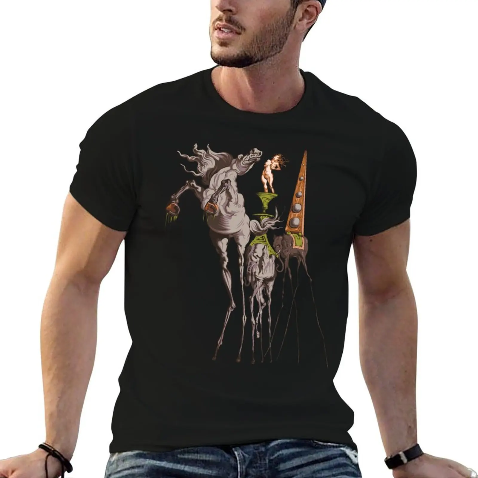 

Dalí's Temptation T-Shirt t shirts for man graphic vintage t shirt man designer T-Shirt