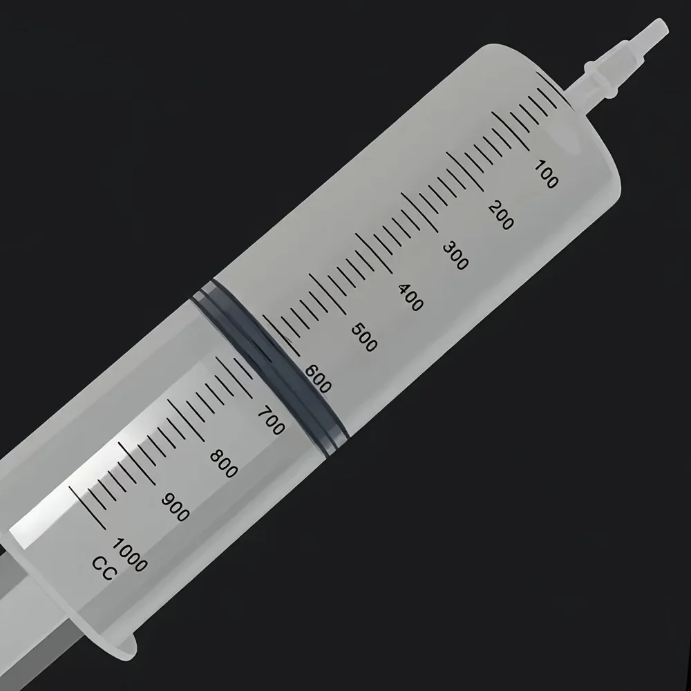 大容量プラスチック注射器 - 100ml、150ml、250ml、350ml、550ml、1000ml |     透明な体で99.82cmの測定値
