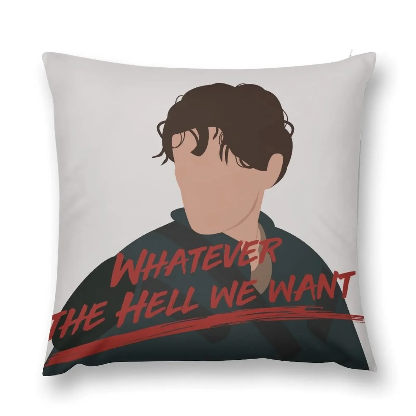 Bellamy Blake - Whatever the Hell We Want Throw Pillow christmas decorations for home 2025 Pillows Aesthetic pillow