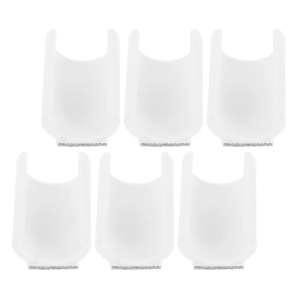 

6Pcs U Shaped Felt Chair Leg Protectors Non Slip Floor Glides for Sled Chairs Scratch Proof Furniture Protection Pads