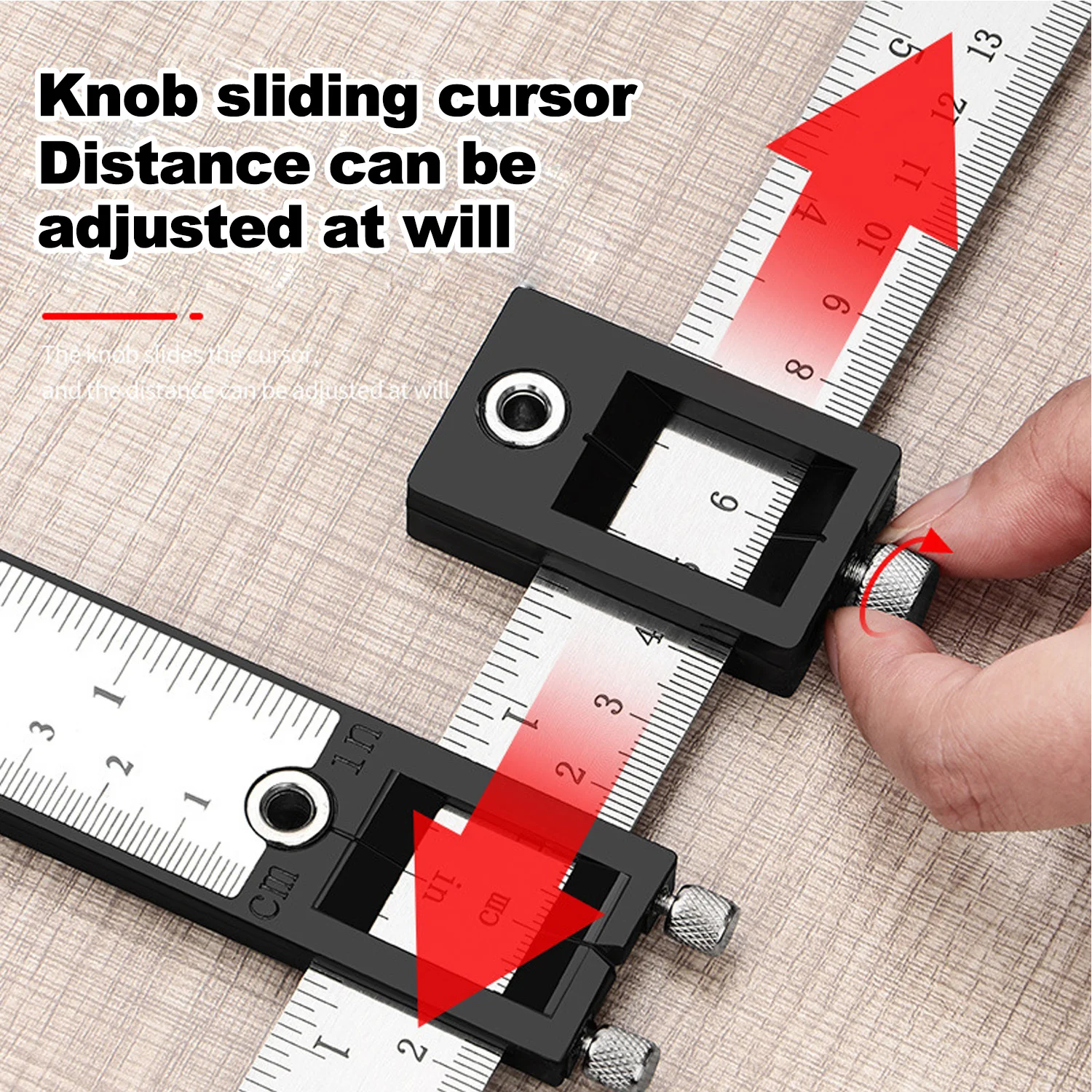 TINSOL Precision Woodworking Drill Guide Locator Jig Cabinet Handle Knob Template Positioning Alignment Center Hole Punch Tool