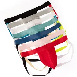 1pc Fashion Men's Sexy G-Strings Brief Shorts Low Waist Lingerie Underwear Jockstrap Pouch Male Panties Open Back Thongs