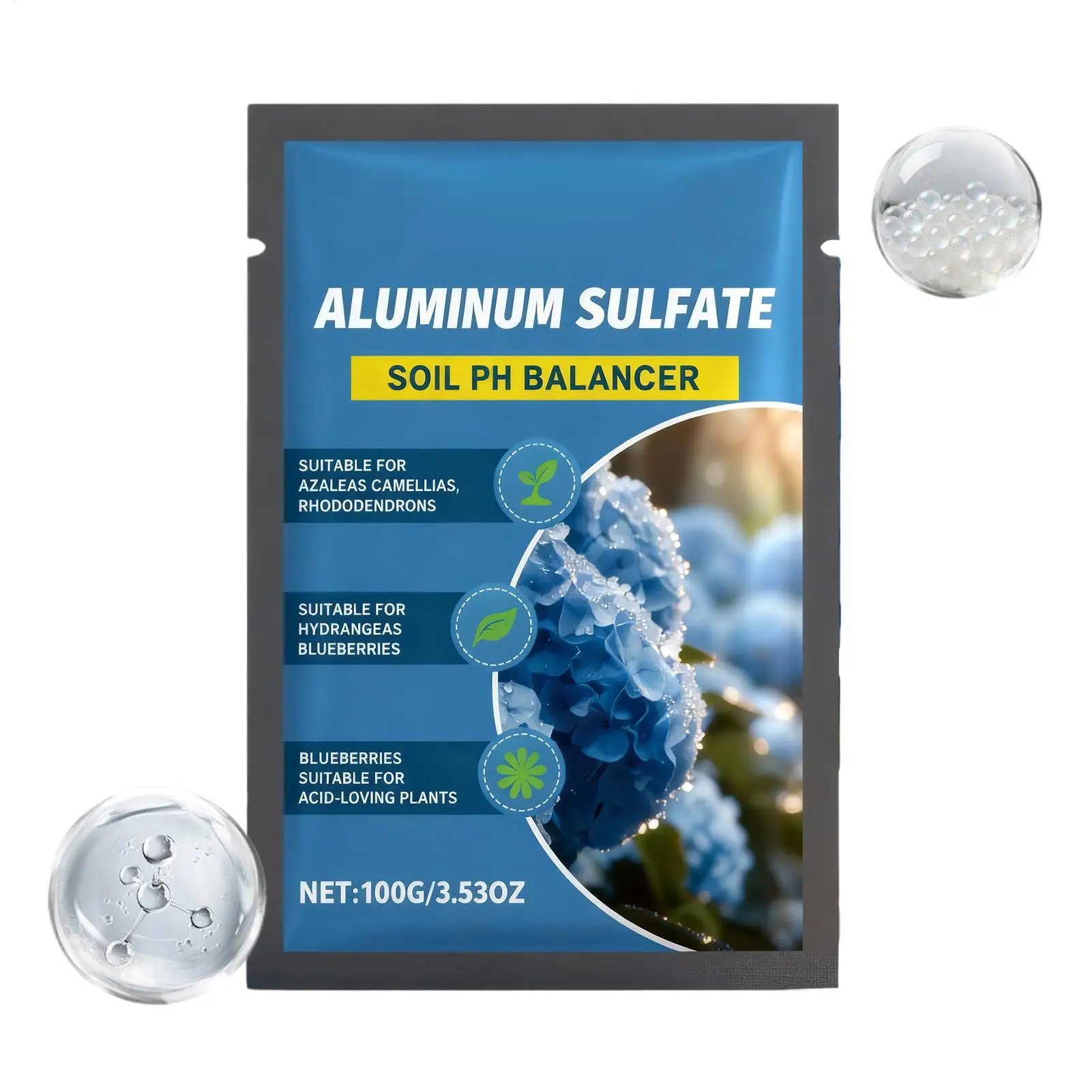 PH Down Concentrated Acidifier Nutrient Supplement Quickly Reduce Soil PH Value For Hydrangea Flowers Plants Indoor Outdoor