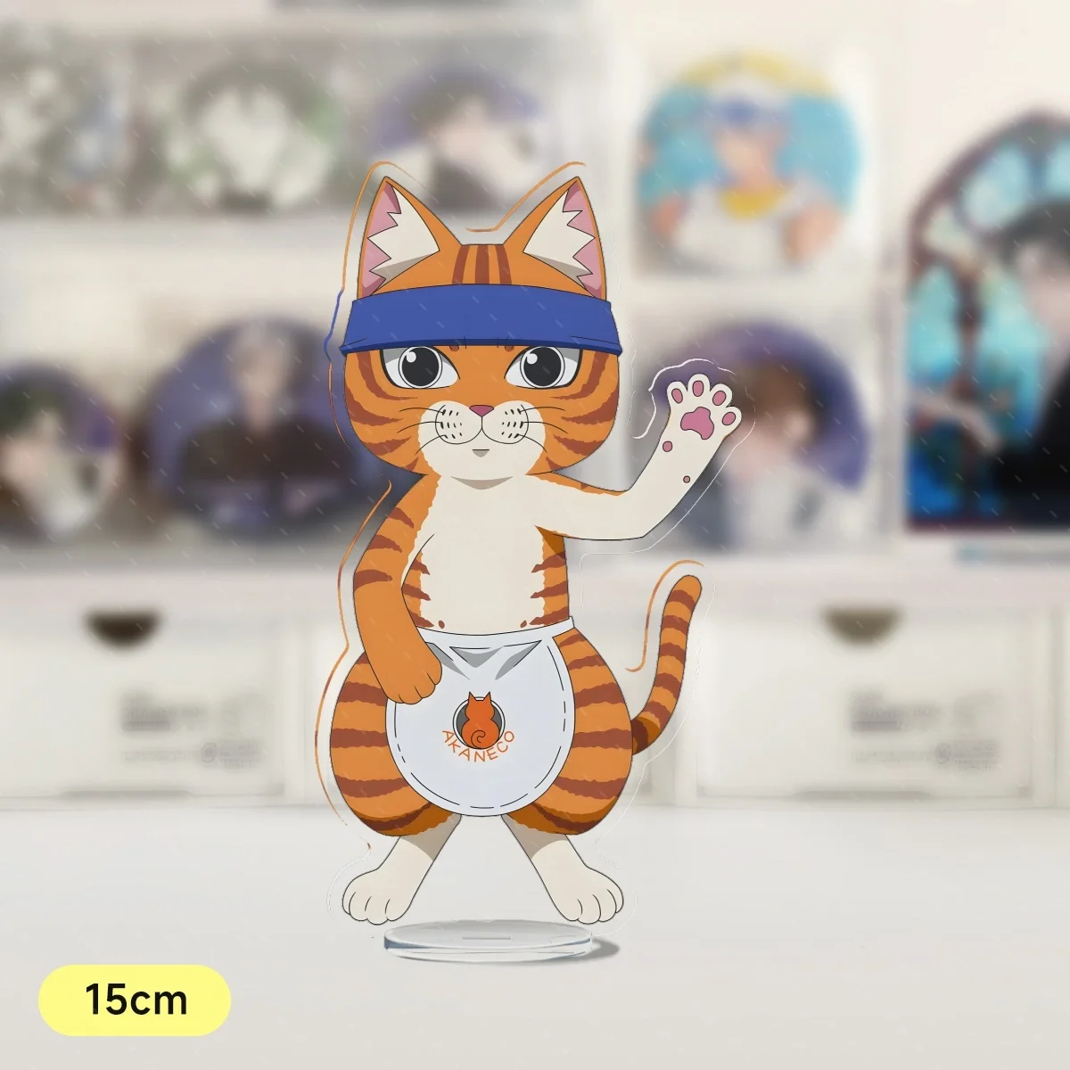 15CM Anime Ramen Akaneko Red Cat Ramen High animation High definition acrylic stand brand tabletop decoration to friends gifts