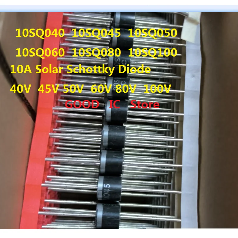 500PCS new R-6 plug-in P600 original 10A Schottky diode 10SQ040 40V 10SQ045 45V 10SQ050 50V 10SQ060 60V 10SQ080 10SQ100 100V