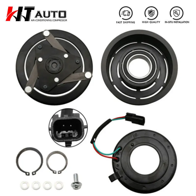 Car AC Air Conditioning Compressor Electromagnetic Magnetic Clutch DCS171C for Renault MASTER 3 III 2.3 8200454172 8200846913