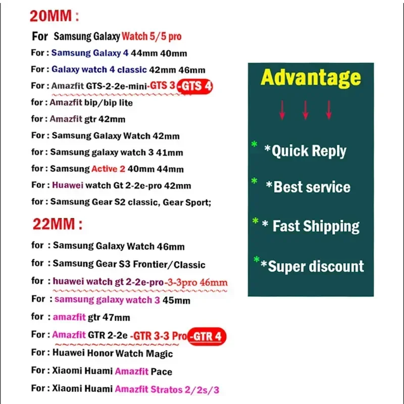 20 22mm Carbon Fiber Strap For Samsung Galaxy 5 4/Classic 46mm/Active 2 44mm/40mm Gear S3 Bracelet Huawei Watch GT/2e/3/Pro Band