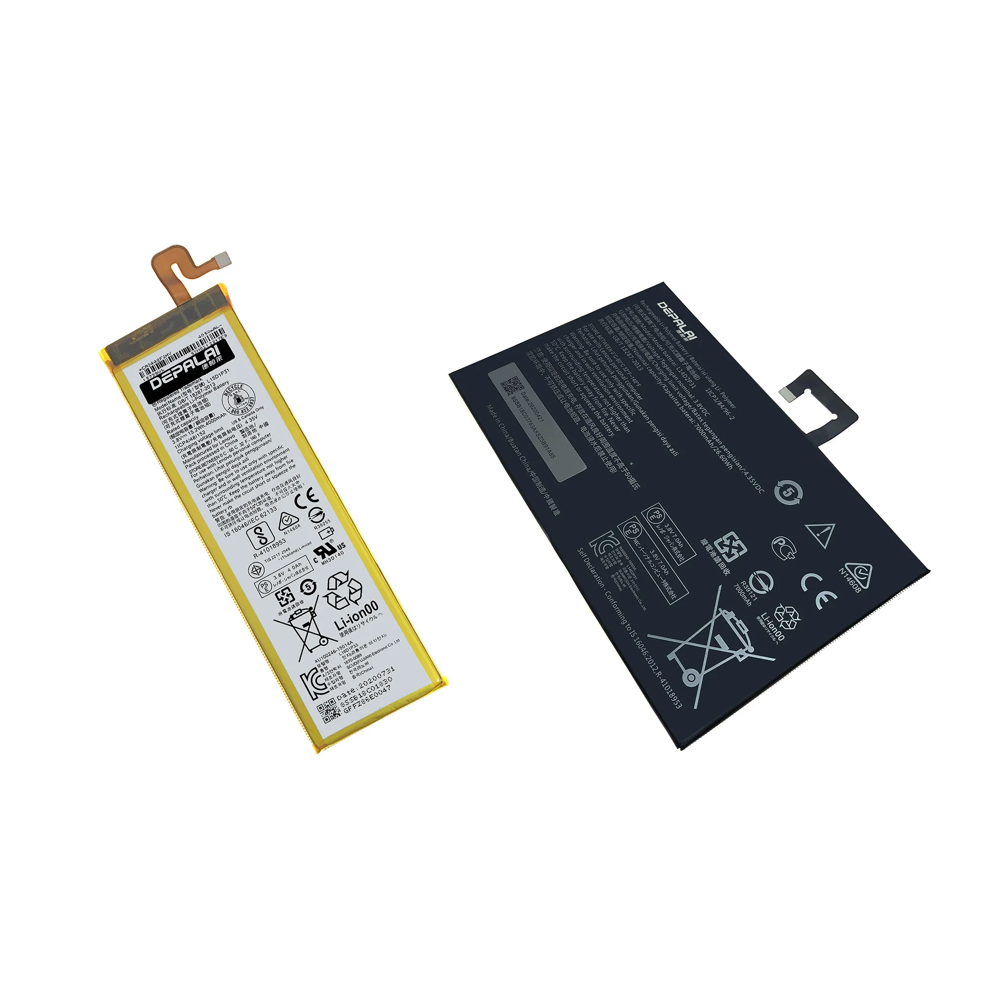 

Depalai для Lenovo A1000 A8-50 A10-70F L14D2P31 L15D1P31 L15D1P32 L12T1P33 L13D1P32 L14D1P31 аккумулятор