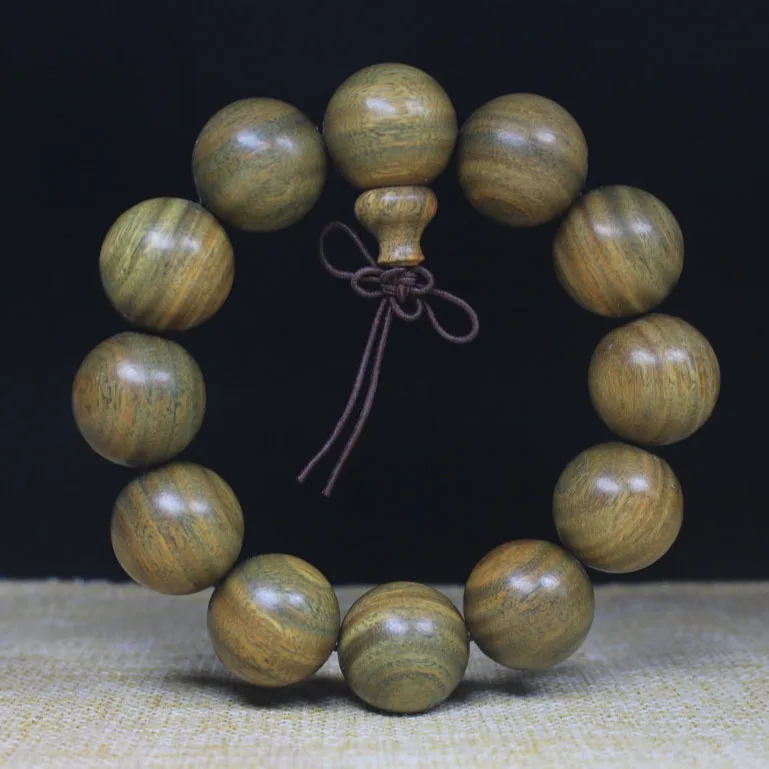 Guajacwood Wooden Buddha Beads Bracelet Rosary Bracelet Men's and Women's Long-Term Supply with Fragrance