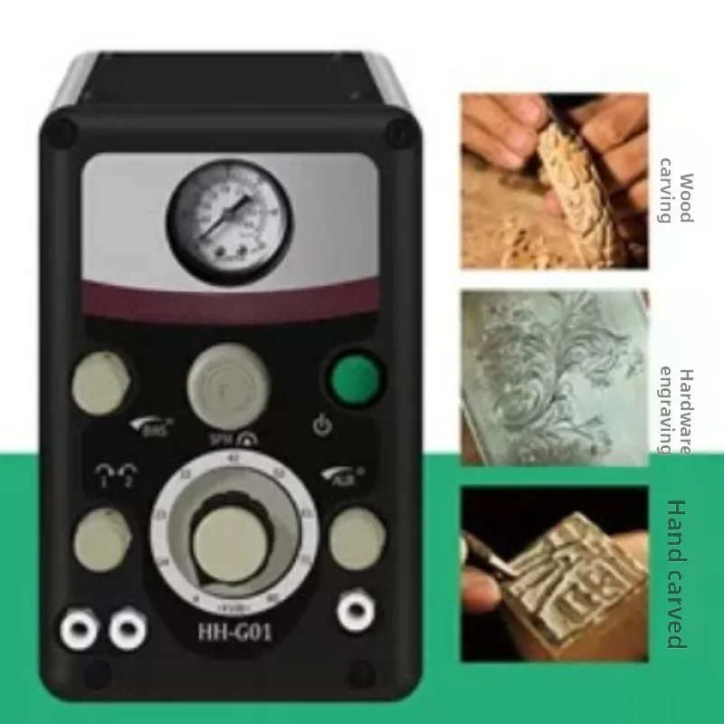 Pneumatic engraving machine, micro-inlay machine, reel edge machine jewelry tool