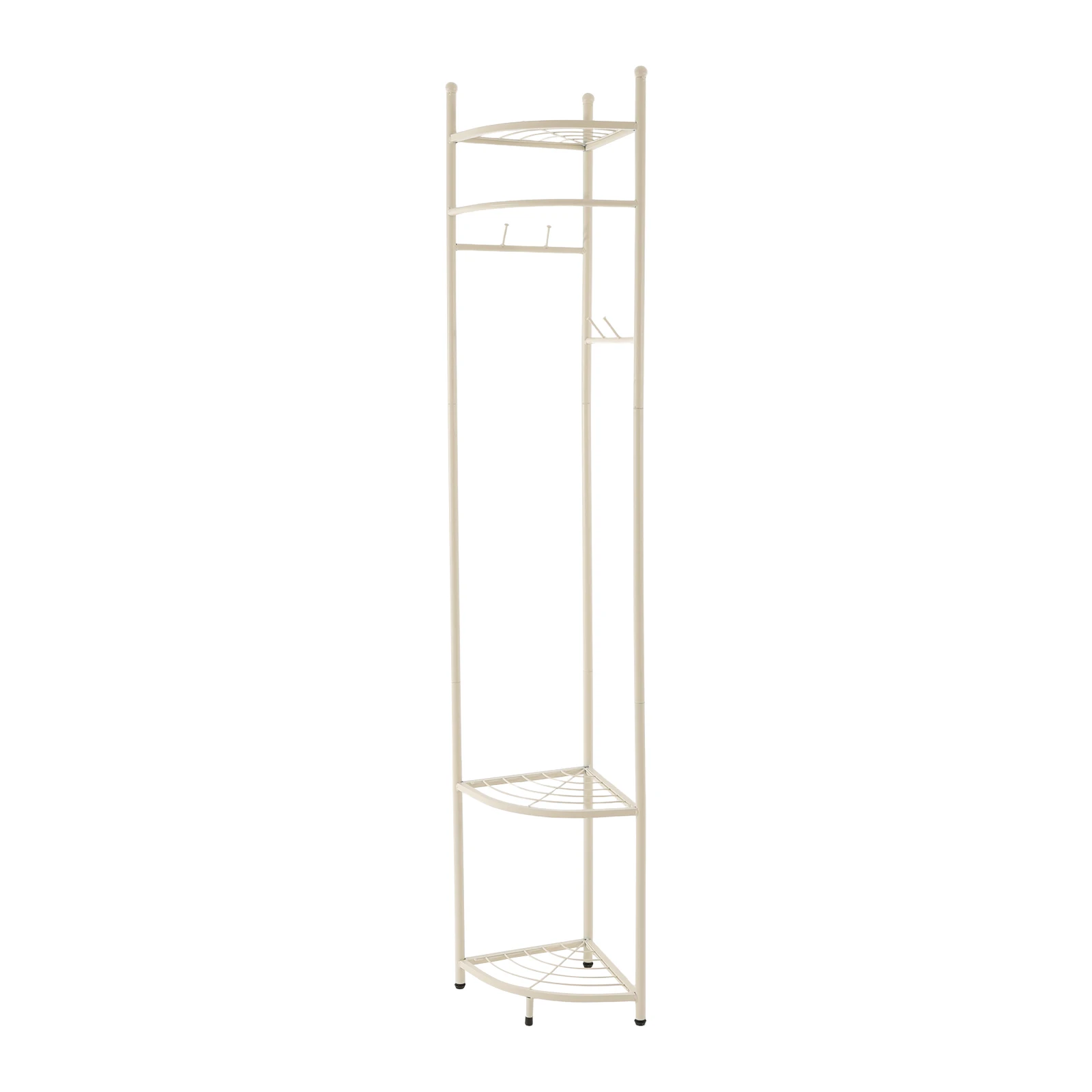 Coat Rack Corner Clothing holder Freestanding Garment shelf 22.05lbs Load-bearing White/Black/Golden