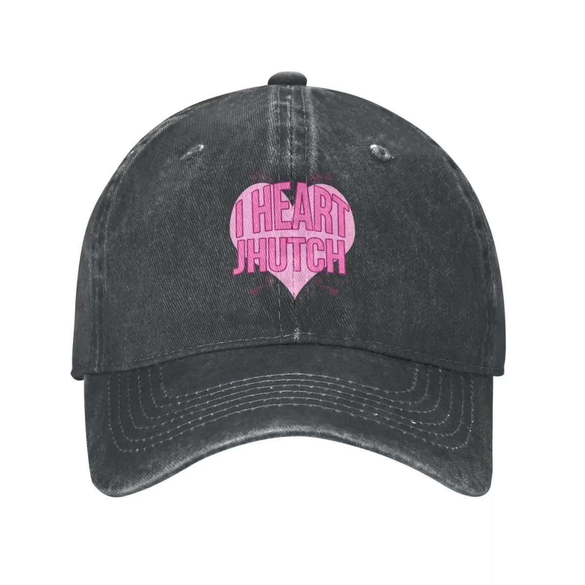 I Heart JHutch Josh Hutcherson Baseball Caps Casual Distressed Denim Sun Cap Unisex Outdoor Summer Caps Hat