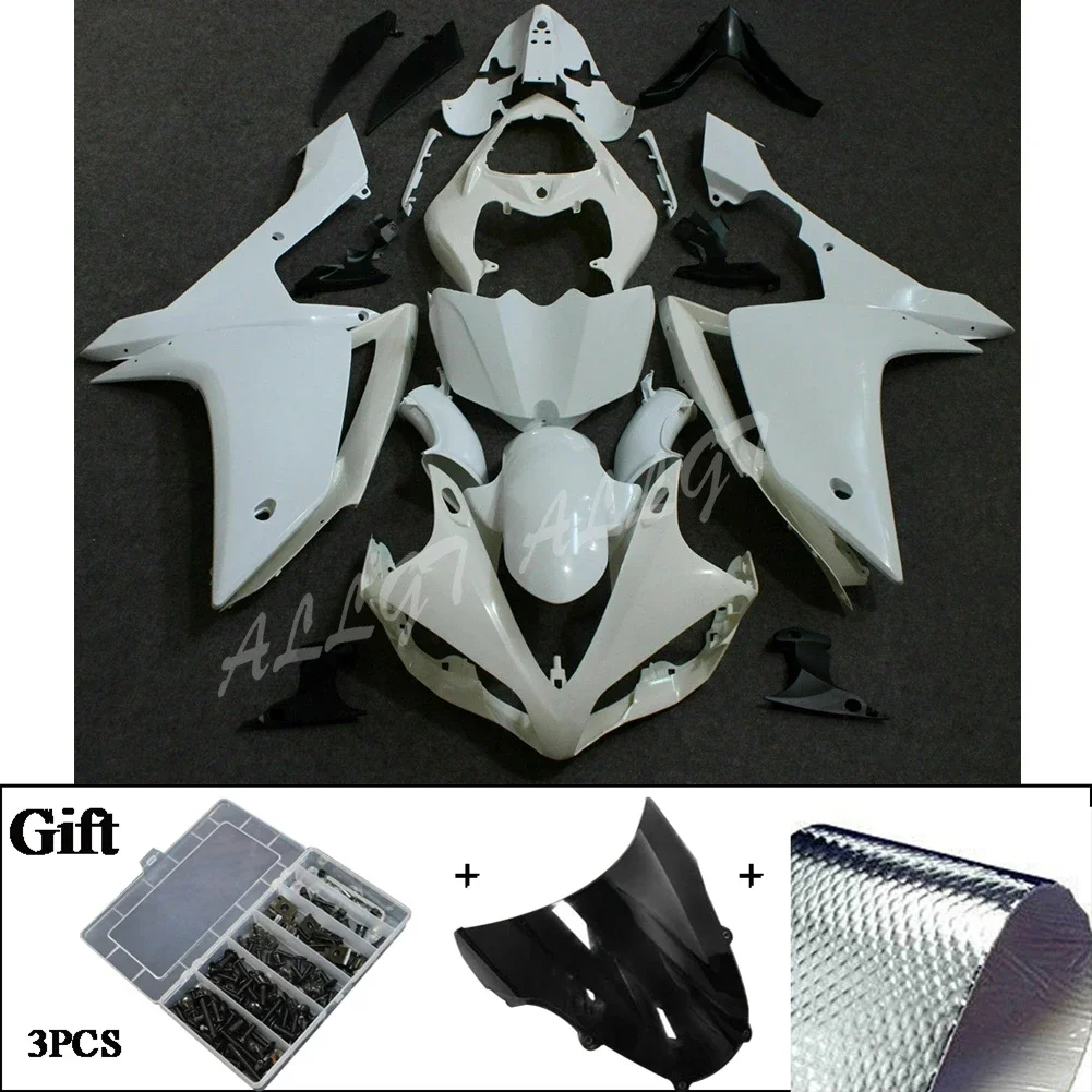 

New Unpainted ABS Plastic Molded Injection Bodywork Fairing Kits For Yamaha YZF R1 2007- 2008