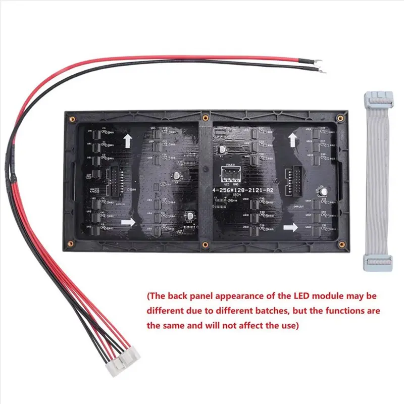 【DIGITAL GADGET】6Pcs P4 LED Screen Panel Module 256X128mm 64X32 Pixels 1/16 Scan Indoor SMD RGB Full Color P4 LED Display Panel view 4