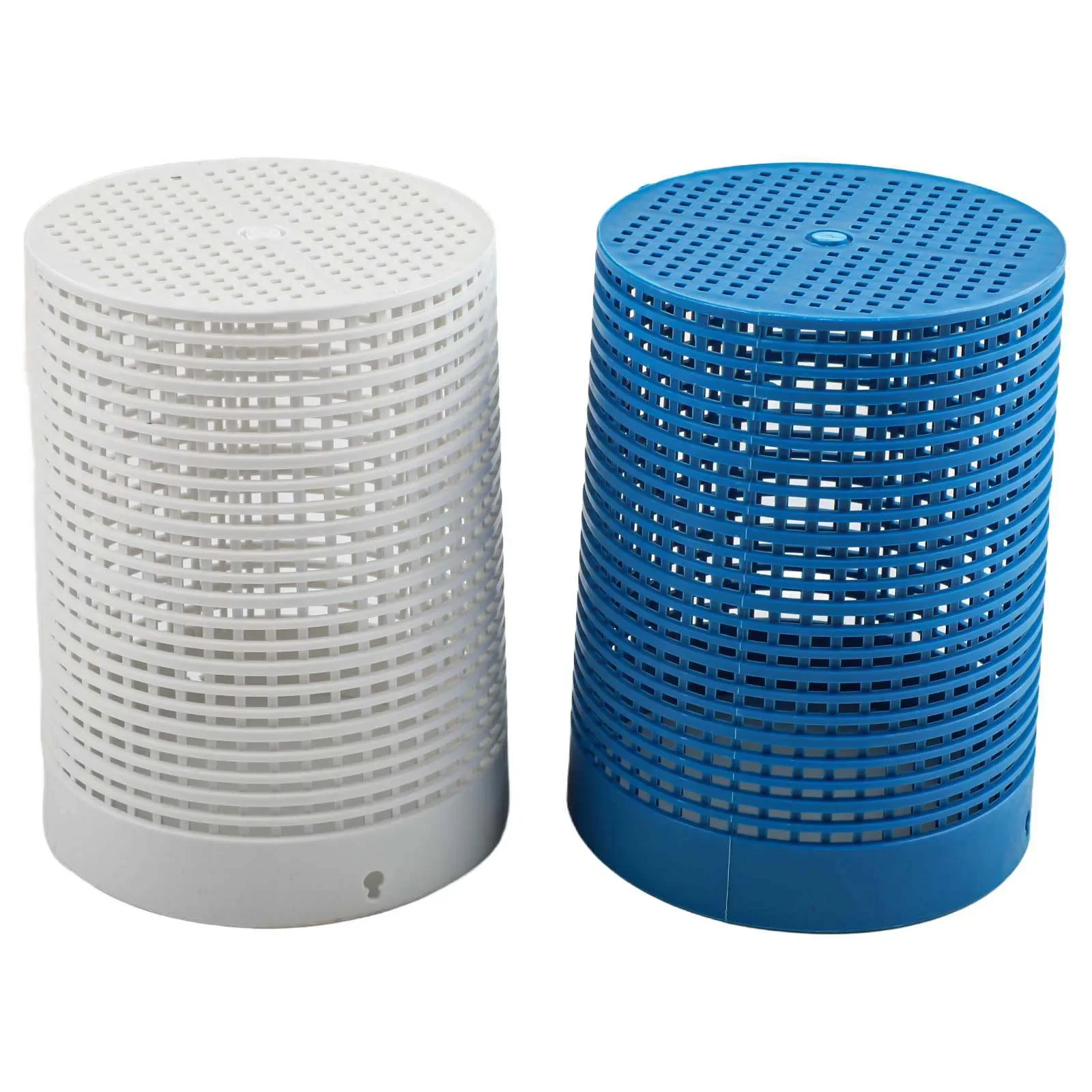 

Корзина для фильтра для обслуживания бассейна Синий Белый Прочная конструкция Простая установка Эффективная чистка Долговечность