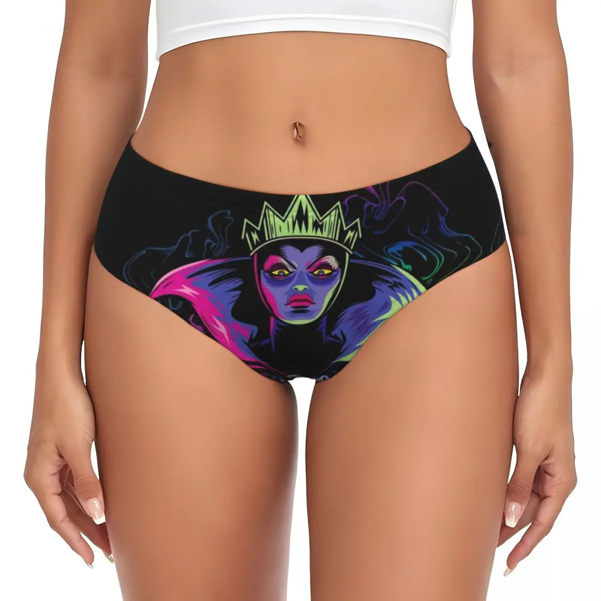 Custom Womens Villains Women Magic Mirror Panties Breathable Briefs Underwear