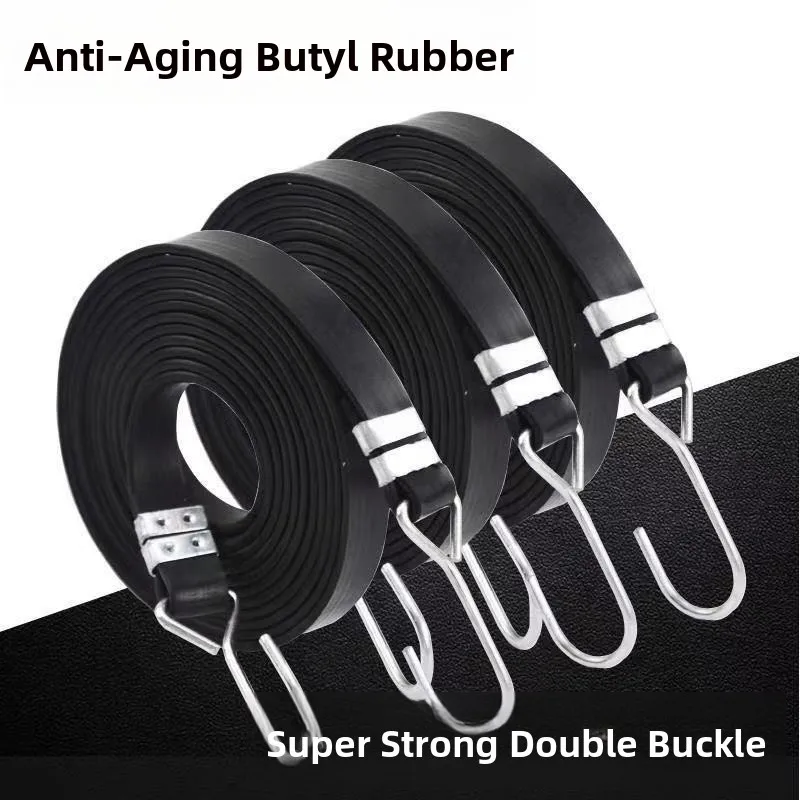 

Резиновый эластичный ремень для мотоцикла, износостойкий фиксирующий ремень из бычьего сухожилия, бандажный шнур для транспортных средств